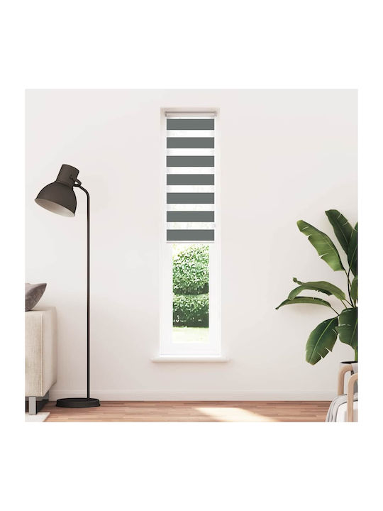 vidaXL Roller Blinds Partial Blackout Black W120xH100cm 4014213