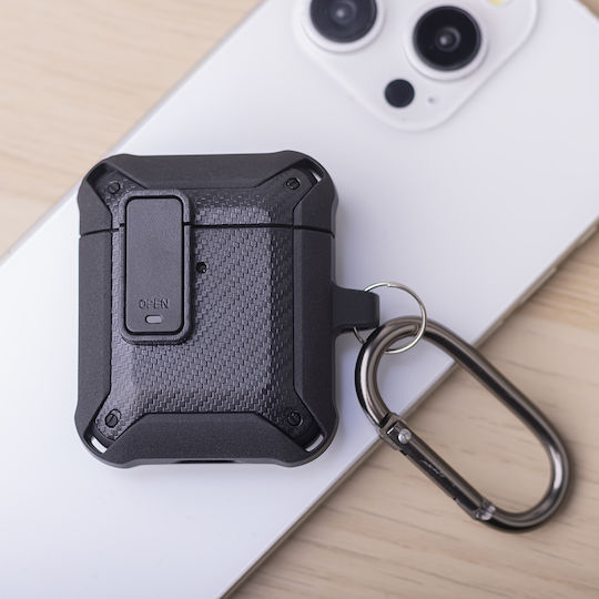 TelForceOne Калъф в Черен цвят за Apple AirPods 4
