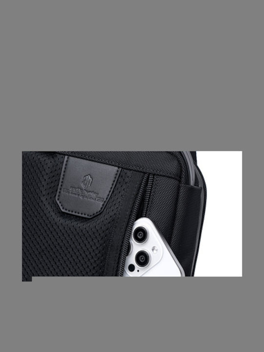 Herrentasche Schulter / Crossbody Schwarz