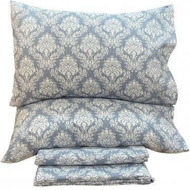 Linea Home Комплект Двоен 4бр 200x240см. Baroque Светлосиньо