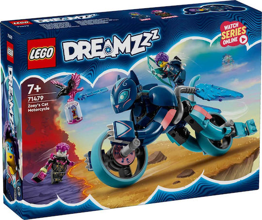 LEGO DREAMZzz Motocicleta Pisicii Lui Zoey Pentru 7+ Ani 260 Bucăți