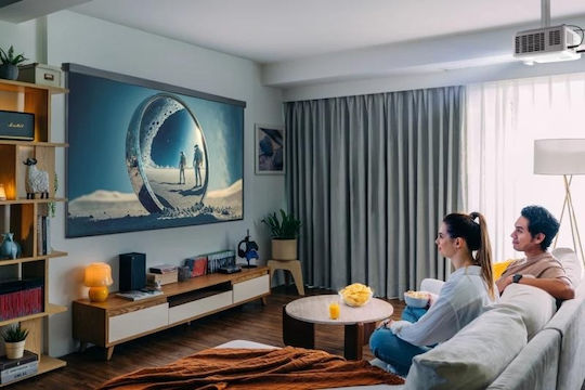 Viewsonic LX700-4K LX700-4K 3D Projektor DLP 4K Ultra HD Laser mit Eingebauten Lautsprechern Weiß