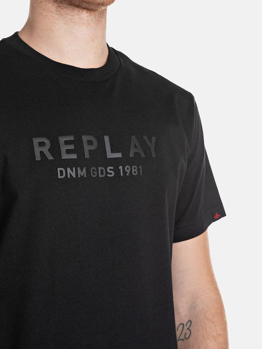 Replay Jersey T-shirt Black