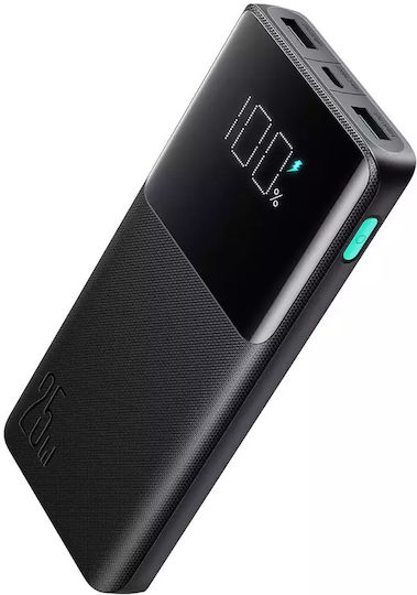 Joyroom JR-PBF20 Power Bank 10000mAh 25W με 2 Θύρες USB-A και Θύρα USB-C Power Delivery Μαύρο