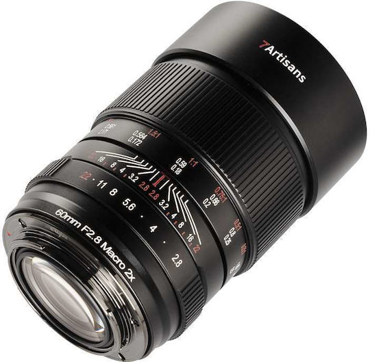7artisans Full Frame Φωτογραφικός Φακός Photoelectric 60mm f/2.8 Macro 2x Macro για Canon RF Mount Μαύρος