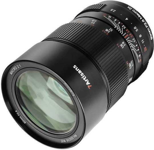 7artisans Full Frame Φωτογραφικός Φακός Photoelectric 60mm f/2.8 Macro 2x Macro για Canon RF Mount Μαύρος