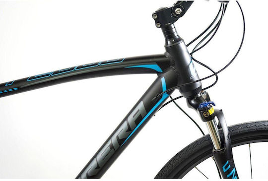 Carrera T 2000 28" 2023 Black Mountain Bike with Speeds and Hydraulic Disc Brakes