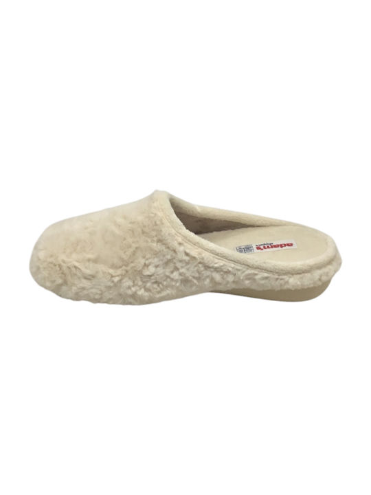 Adam's Shoes Anatomical Women's Slippers in Beige color