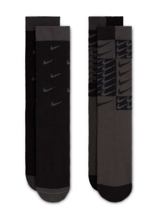 Nike Everyday Essential 2Pairs 200 Swoosh Socks Αθλητικές Κάλτσες Πολύχρωμες