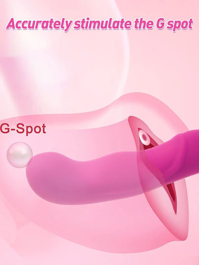 Vibrating Dildo Pink 20cm G-spot