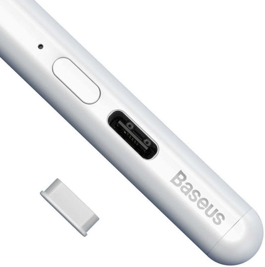 Baseus Smooth Writing (Active Version) Digital Touch Pen mit Palm Rejection für iPad in Weiß Farbe ACSXB-B02