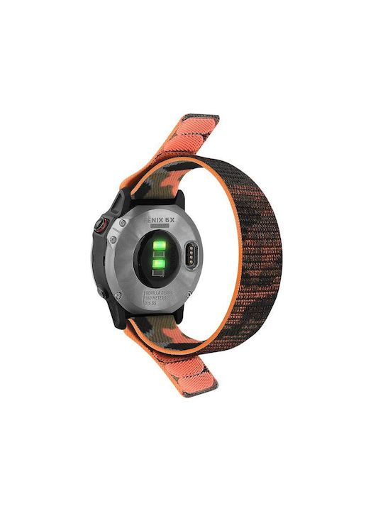 Nylon Watch Band Garmin Fenix 3 3hr 5x 6x 7x Plus Fits All 26mm Orangle Nylon Watch Band Garmin Fenix 3 3hr 5x 6x 7x Plus Fits All 26mm Orangle