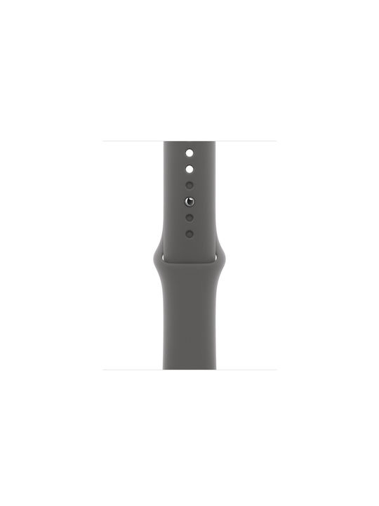 Apple Sport Band 42mm - M/L Armband Silikon mit Pin Stone Gray (Apple Watch 38/40/41/42mm)