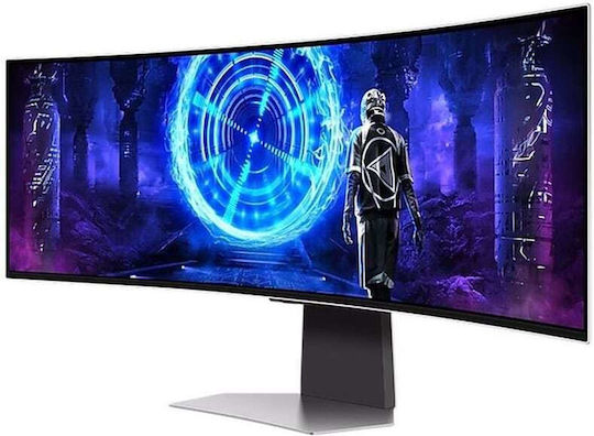 Samsung Odyssey G9 G95SD Ultrawide OLED HDR Curved Gaming Monitor 49" 5120x1440 240Hz με Χρόνο Απόκρισης 0.03ms GTG
