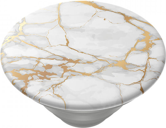 PopSockets PopGrip for Mobile Phone Gold Lutz Marble