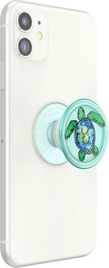 PopSockets PopGrip Κινητού PlantCore Translucent Tortuga