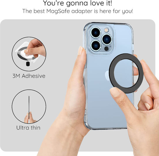 Techsuit MagSafe-Ring MPR5 mit Ausrichtungsführung Blau
