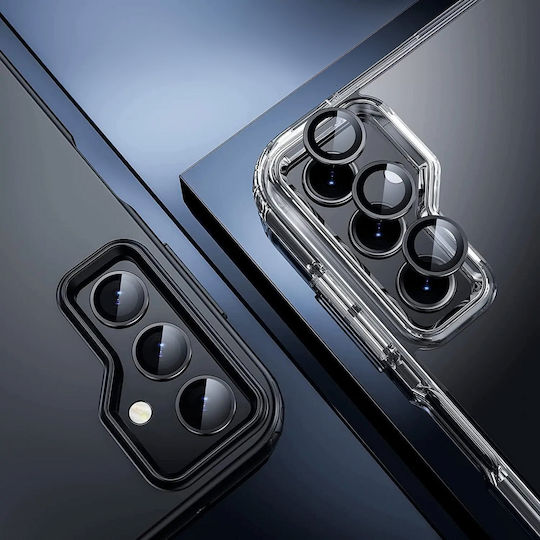 Erbord Протектор за камера Прилепващо фолио Черен за Samsung Galaxy M55