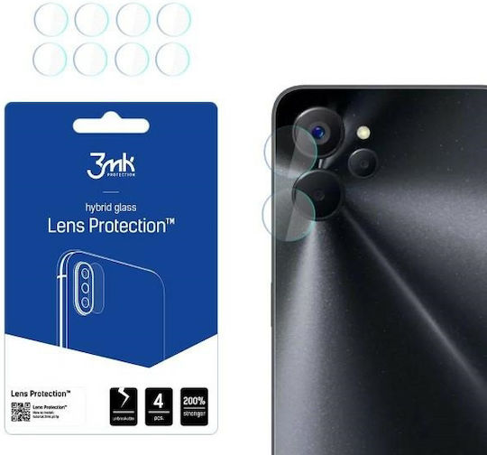 3MK 4Pack Προστασία Κάμερας Tempered Glass Διάφανο για το Realme 10