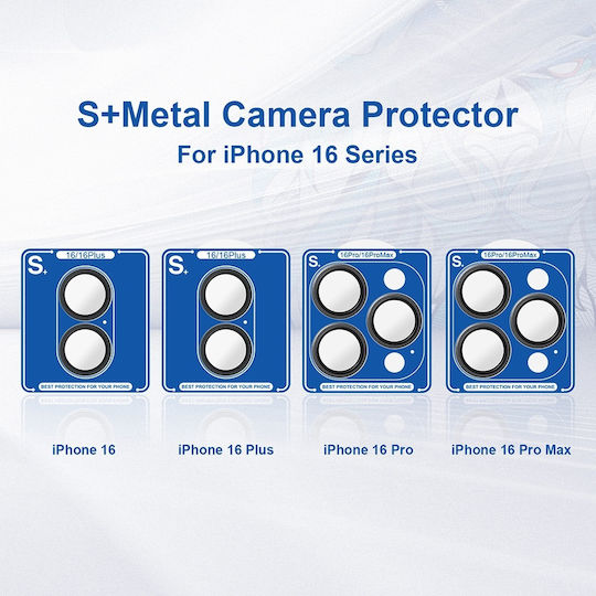 Lito Προστασία Κάμερας Tempered Glass Ροζ για το iPhone 16, iPhone 16 Plus