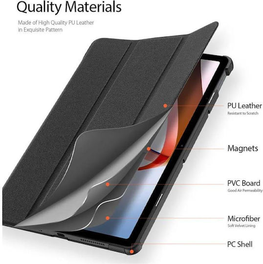 Dux Ducis Flip Cover Schwarze für Redmi Pad 10,61
