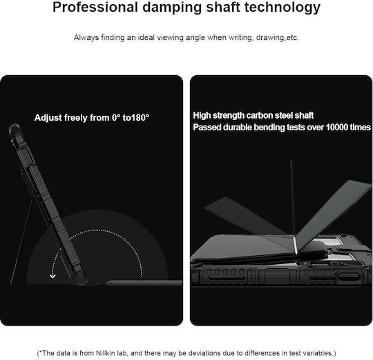 Nillkin Bumper Flip Cover με Πληκτρολόγιο Μαύρη (iPad 2022 10.9'')