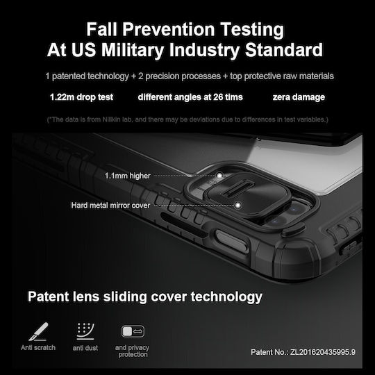 Nillkin Bumper Flip Cover με Πληκτρολόγιο Μαύρη (iPad 2022 10.9'')