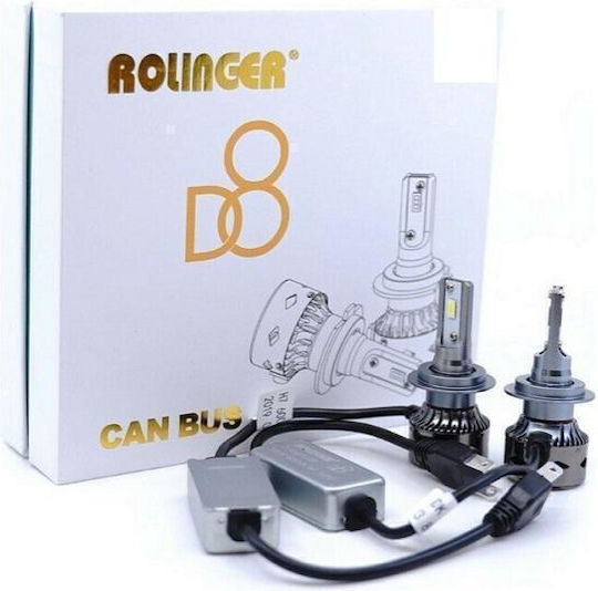 Car Lamps H4 Canbus LED 6000K Cold White 12V 36W 2pcs