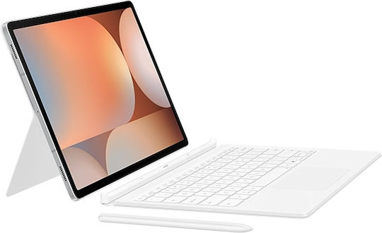 Samsung Flip Cover with Keyboard Whitή (Galaxy TAB S10+, S9+, S9 FE+) EF-DX825UWEGWW