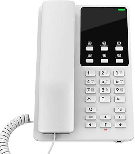 Grandstream GHP620 Ενσύρματο Τηλέφωνο IP 2 γραμμών Λευκό