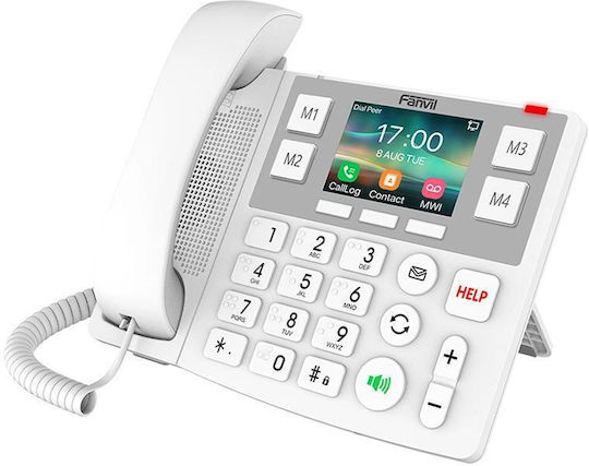 Fanvil X305 Cu fir Telefon IP Alb