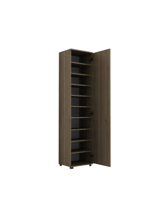 Einzeltür Kleiderschrank Visla mit Spiegel Natural Beech 45x36x187cm