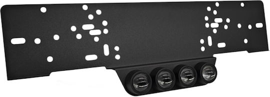 Front Lights Laser Led Number Plate Eu 12v + Remote Control