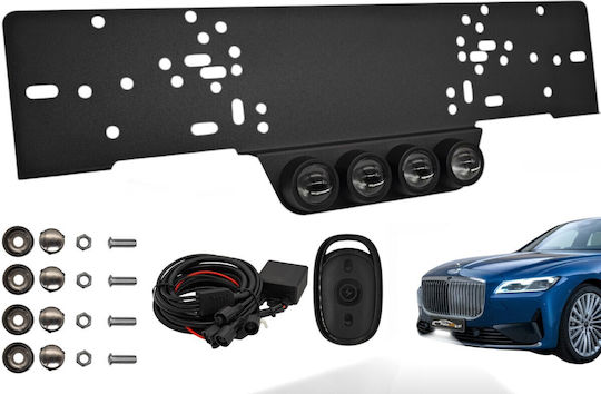 Front Lights Laser Led Number Plate Eu 12v + Remote Control