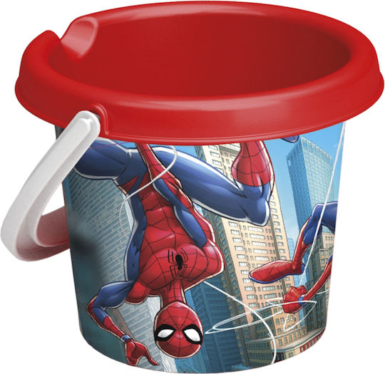12501 Spiderman Beach Bucket Blue
