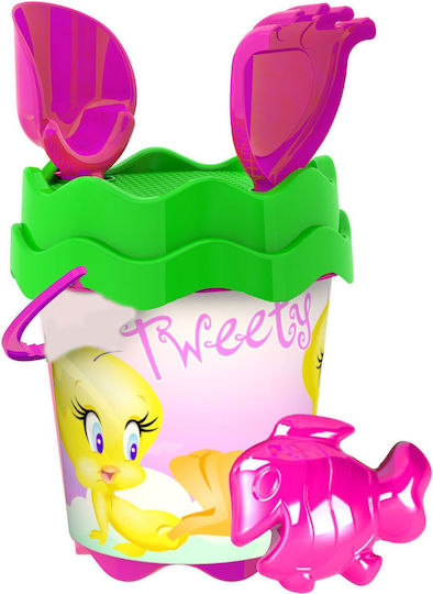 Warner Bros Tweety Σετ Κουβαδάκι Παραλίας με Αξεσουάρ (5τμχ)