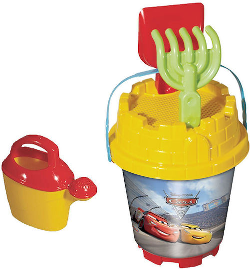 John Disney Cars Σετ Κουβαδάκι Παραλίας με Αξεσουάρ από Πλαστικό