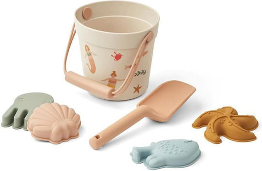 Liewood Dante Beach Bucket Set with Silicone Accessories 6 Pieces