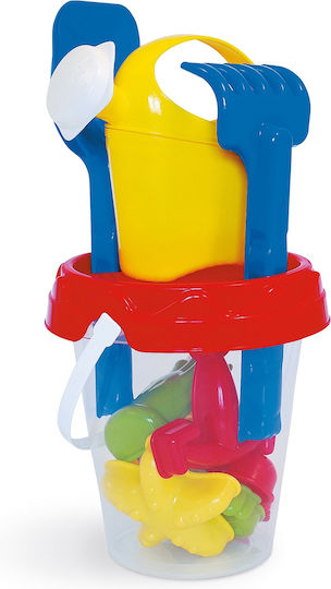 Adriatic Beach Bucket Set with Accessories Transparent 9pcs