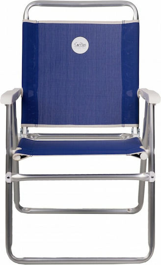 Campo Campo 5 Chair Beach Aluminium Blue Waterproof 57cm