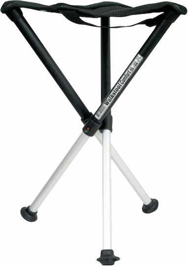 Walkstool Comfort 55 Σκαμνάκι Παραλίας Αλουμινίου Μαύρο