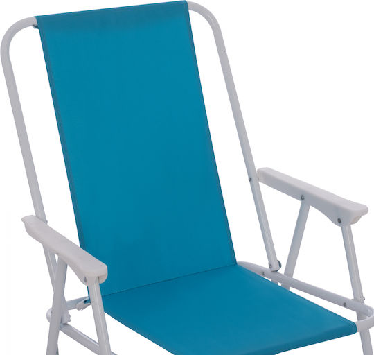 HomeMarkt Deval Stuhl Strand Türkis 56x61x84cm.