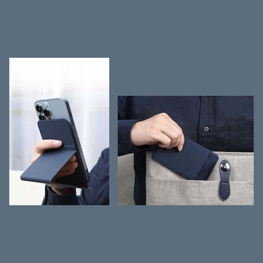 Nillkin Magnetic Stand Snapbase Leather Desk Stand for Mobile Phone in Black Colour