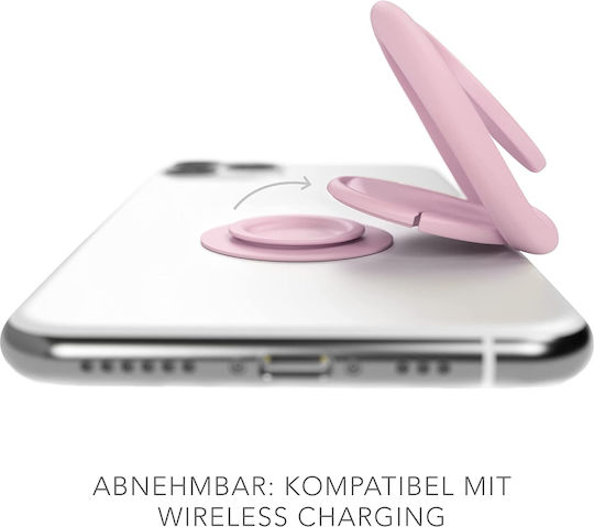 Vonmählen Backflip Ring Holder Κινητού σε Ροζ χρώμα