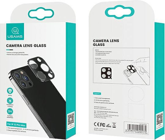 Usams US-BH706 Camera Protection Tempered Glass Metal Green for the iPhone 12 mini
