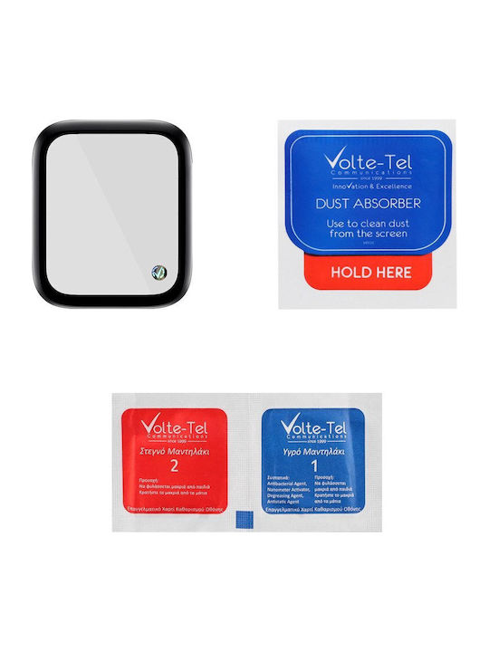 Volte-Tel 0.30mm Tempered Glass for the Apple Watch 44mm 1pcs Black
