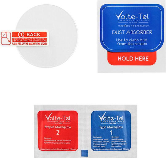 Volte-Tel 2.5d Full Glue Full Tempered Glass για το Huawei Watch GT 3 Pro 43mm 1τμχ