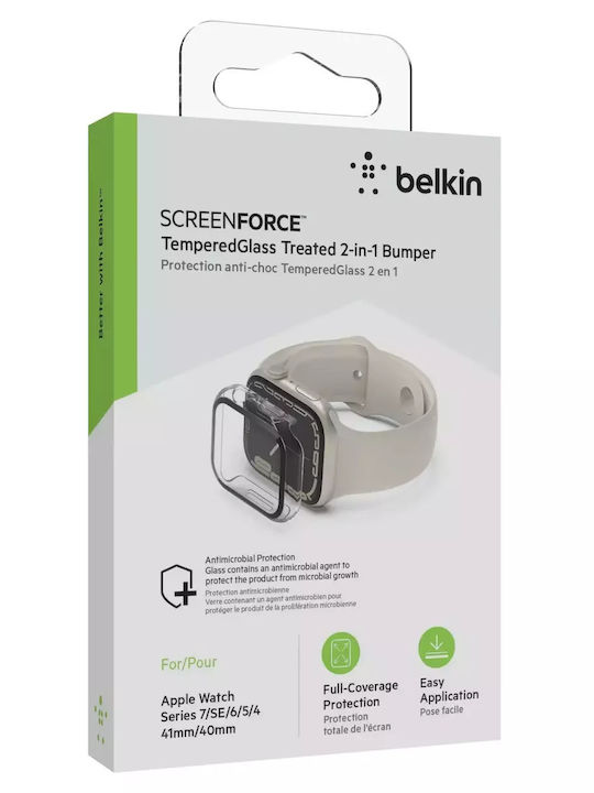 Belkin Screen Protector για το Apple Watch 4-8/SE 40/41mm, Belkin 1τμχ S7753923