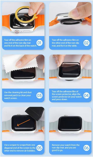 Dux Ducis Tempered Glass for the Apple Watch Series 7, 8, 9 - Dux Ducis 2pcs