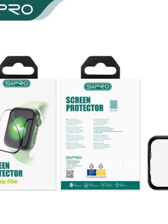 Screen Protection Tempered Glass Full Glue Full Screen Protector Cover Black 46mm